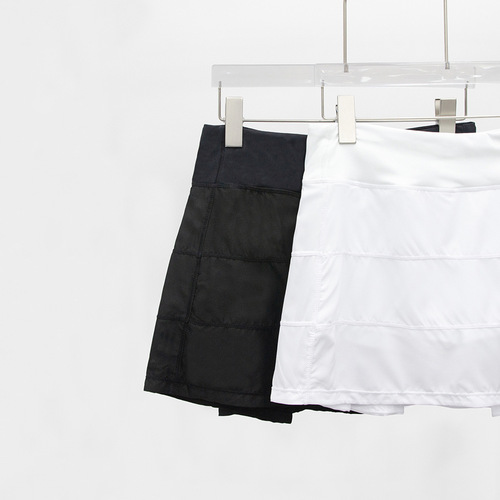 Yoga Fitness Pa*e r*val Three-pleated Skirt Short Skirt Women's Tennis Skirt Mid-rise Quick-drying Versatile Non-show-through