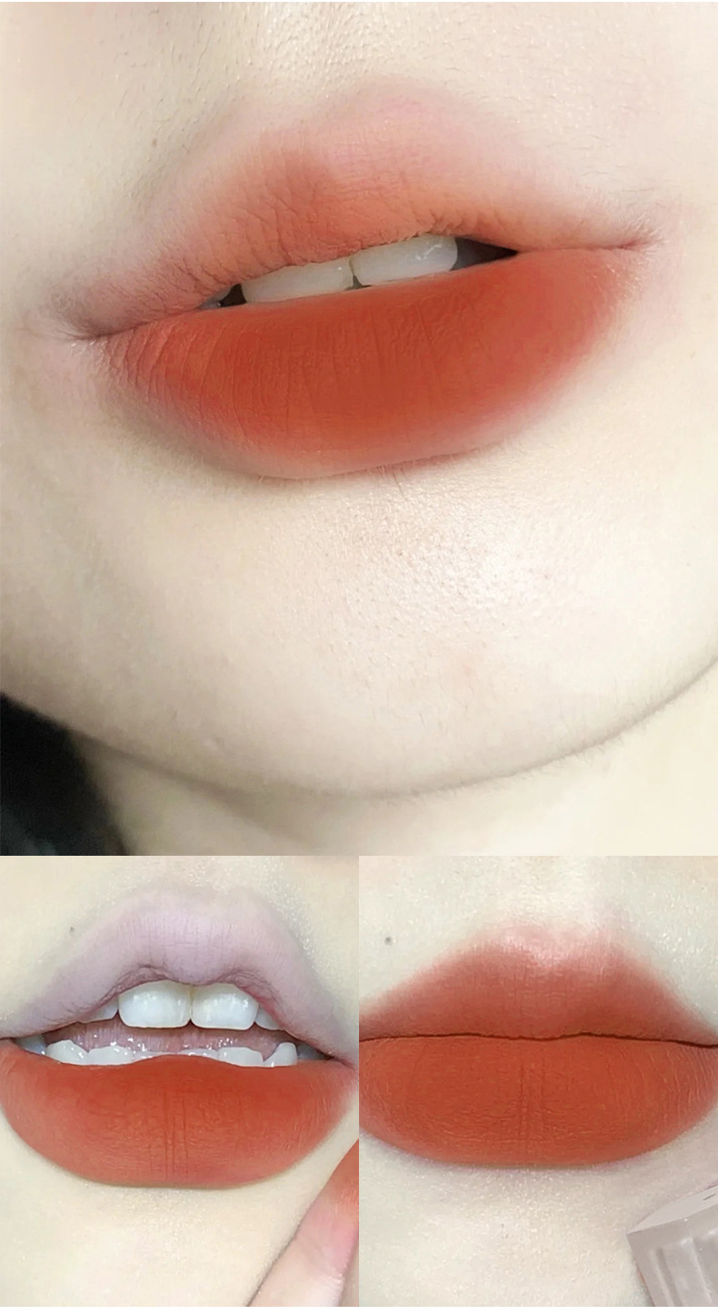 Sensory Party Matte velvet lip gloss, matte and white lip paste, not easy to stick, affordable for students, cross-border from Southeast Asia undefined