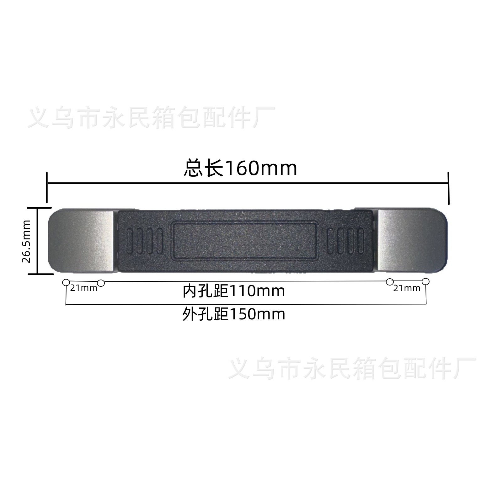 Short Luggage Handle Luggage Handle Leather Box Zinc Alloy Handle Toolbox Lapcase Bag Accessories