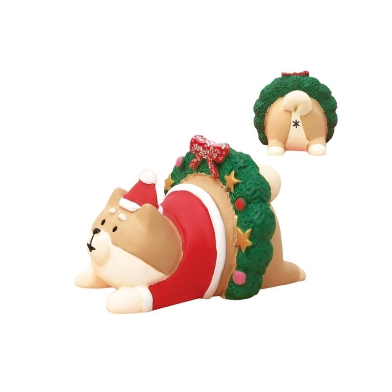 크리스마스 자세 시바견