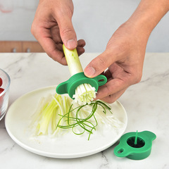 Cross-border new vegetable chopper, scallion chopper, plum blossom-shaped scallion shredder, kitchen ultra-fine vegetable shaver, vegetable chopper