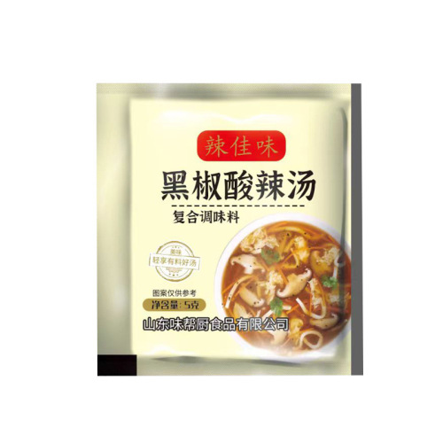 黑椒酸辣汤冲泡即食胡辣汤料包自煮麻婆豆腐袋装黑椒酸辣汤调味料