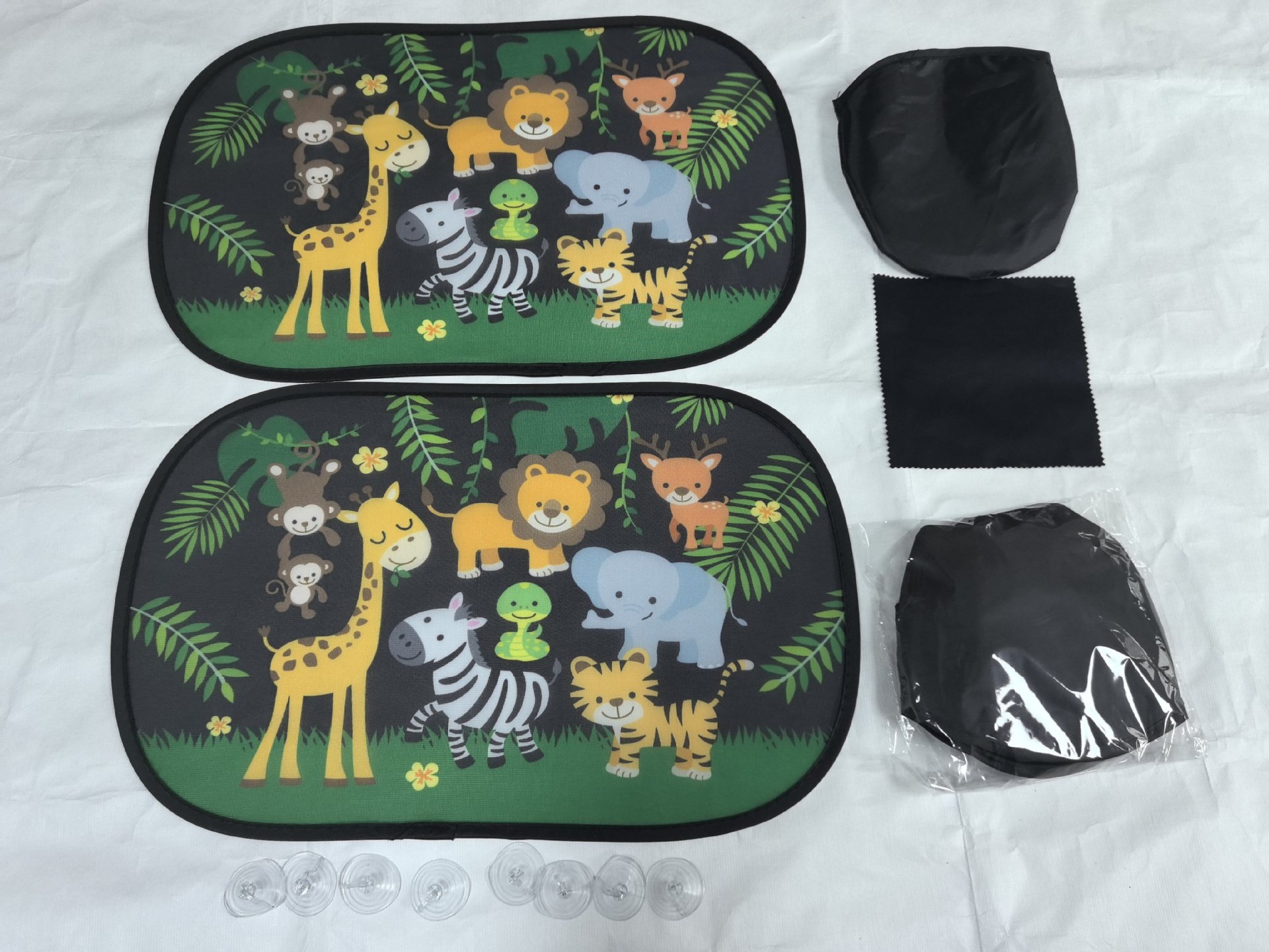 Children's Car Curtains, Sunshades, Magnetic Sunshade Curtains, Summer Baby Sun Protection and Heat Insulation Curtains, Cartoon Car Side Window Thick Sunshades