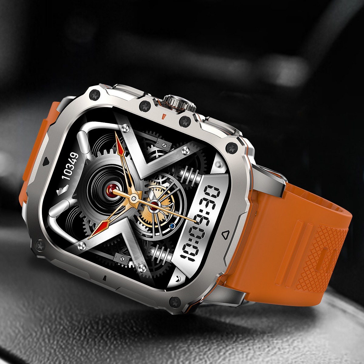 Ak72 Smartwatch With Amoled Screen Bluetooth Calling And Rotating Crown_voghion.com