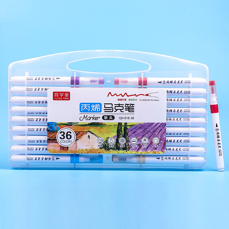 DY Venta caliente de los niños DIY graffiti pluma a base de agua pintura acrílica rotulador arte pintura acrílico rotulador