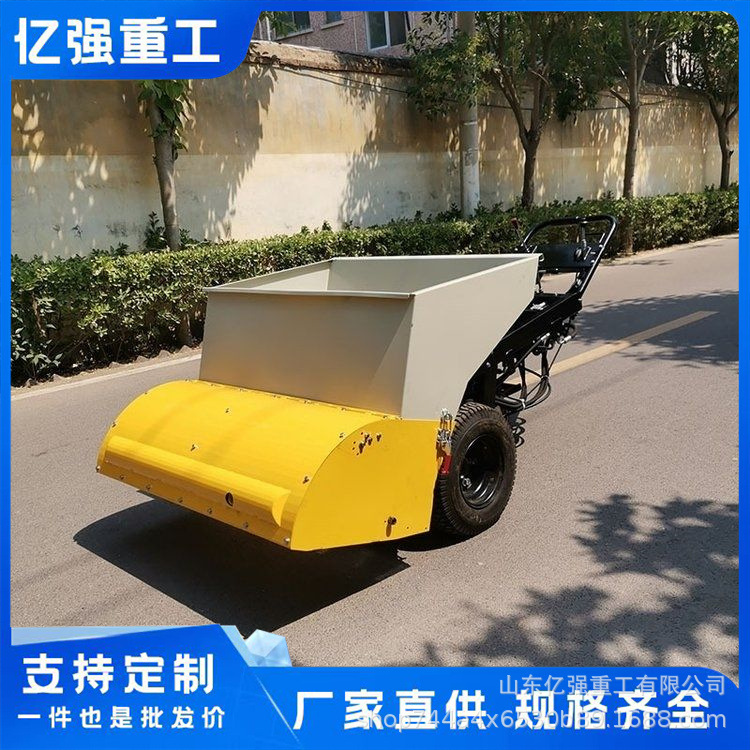 水泥铺摊机路面施工修路摊铺机厂家直售小型手推道路施工摊铺机