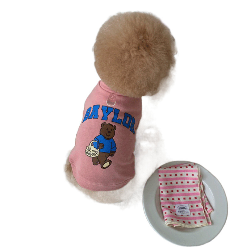 大きい犬のペットの親子服の秋冬のコーキの猫のテディの服の用品の法斗は熊の犬の韓国版の絨毯の服より|undefined