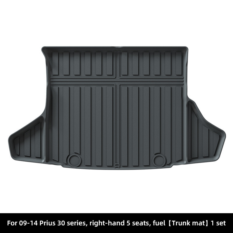 Shiyong – TPE All-Environmental Right Modelə uyğun ayaqaltı - 09-14-prius-30-right-rudder-trunk-mat-fueljapansoutheast-asia