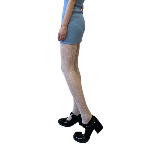 hellokitty fishnet stockings sexy stockings women's thin Kuromi JK Hello kitty Hello Kitty socks women