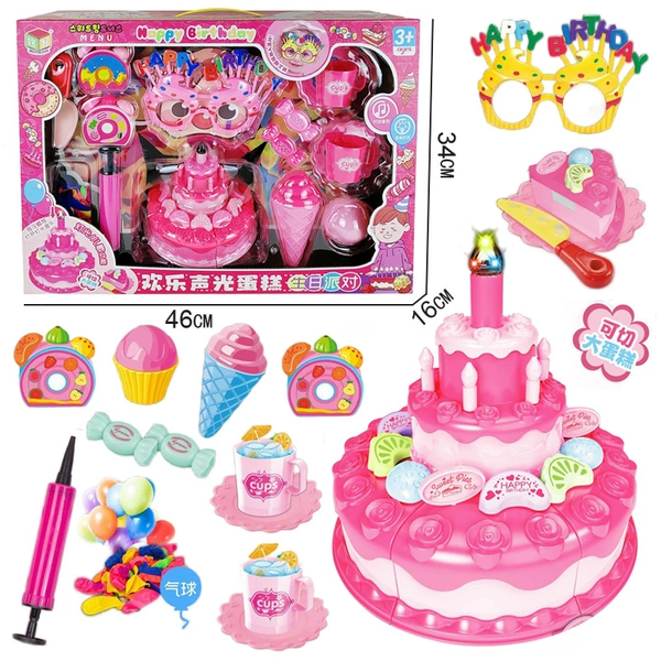 54533 Boxed [Happy Sound and Light Birthday Cake Party] M3316