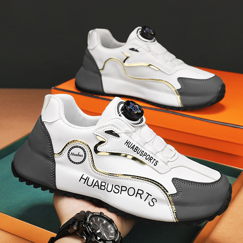 Zapatos de hombre transfronterizos nuevos zapatos de botón de botón de movimiento de suela suave de juventud de alta calidad, zapatos de moda para estudiantes casuales de padres.