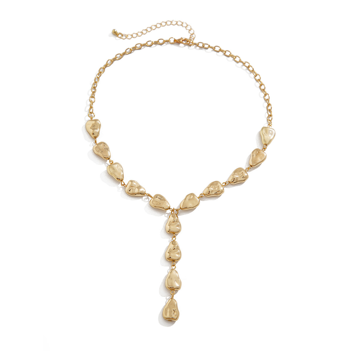 Alloy Pendant Material Simple Style Classic Style Solid Color CCB Alloy Wholesale Pendant Necklace
