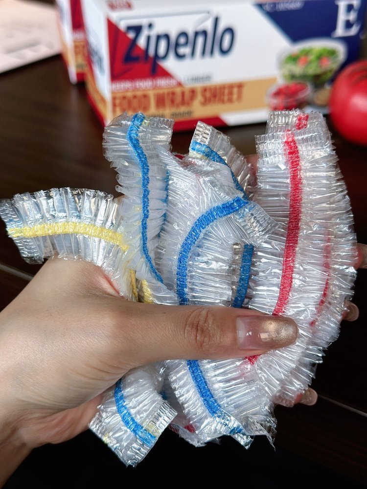 Zipenlo Yüksek Basınçlı Tek Kullanımlık Gıda Koruma Filmi Seti Gıda Sınıfı Ev Kullanımı Plastik Kapak Elastik Esnek Toptan