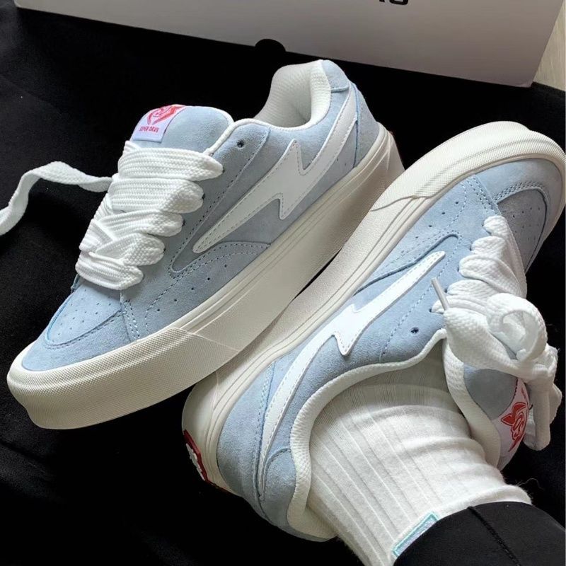 2025 nuevo estilo americano rosa retro zapatos de skate de nicho callejero zapatos casuales bajos zapatos de mujer