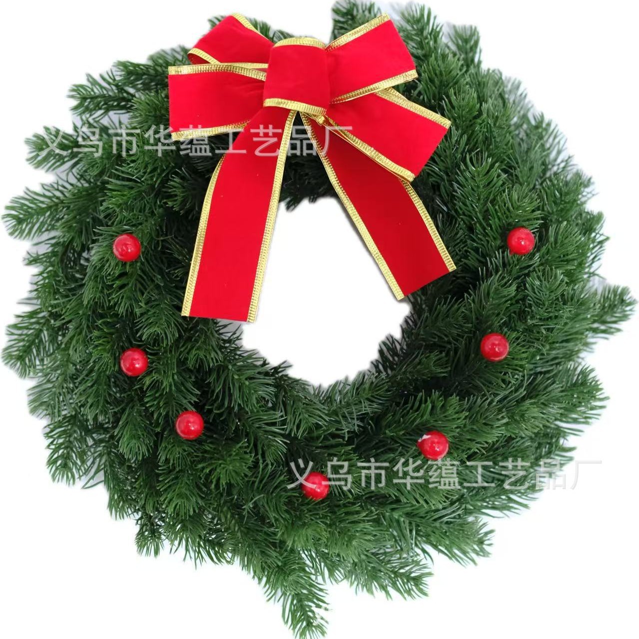 Navidad transfronteriza guirnaldas de navidad árbol de navidad decoraciones de navidad puertas y ventanas armario colgantes de pinos simulación accesorios de bola de navidad