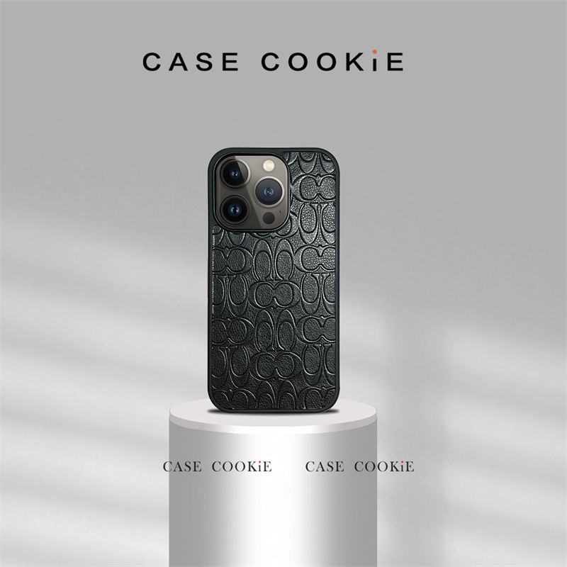 Retro Iphone17Promax Leather Pattern Embossed Protective Cover Suitable for 14Promax Apple 14 Mobile Phone Case Anti-Fall Retro Iphone17Promax Leather Pattern Embossed Protective Cover Suitable for 14Promax Apple 14 Mobile Phone Case Anti-Fall