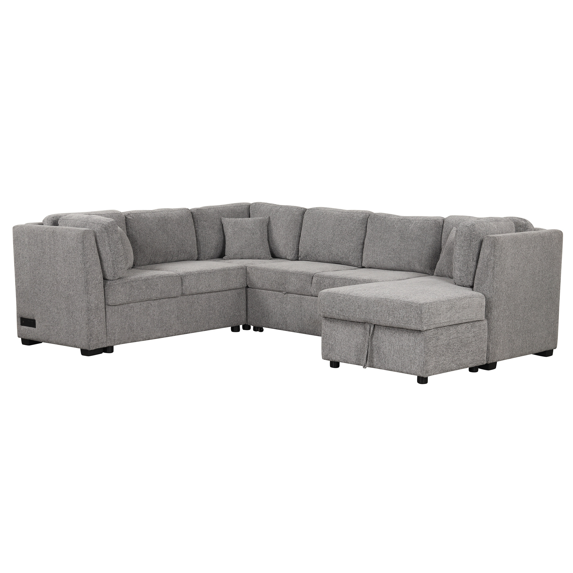 Cream Sands moderna mini sala de estar ultra ancha sentada profunda línea recta suave plum mat sofá de tela