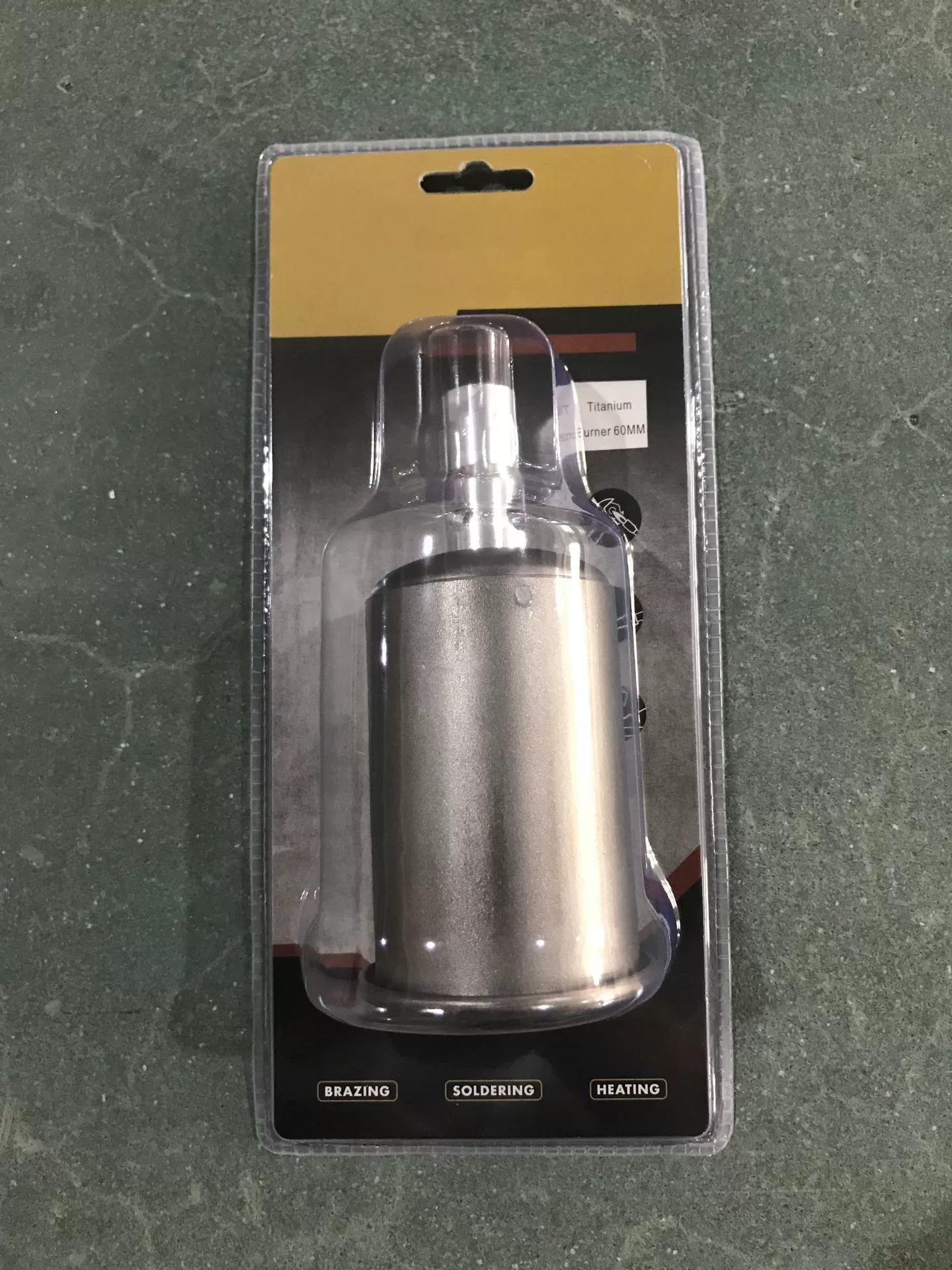 UWELD нагревательная горелка из титанового сплава, безскислотный распылитель, сварочный пистолет, пожарная горловина, 50 мм/60 мм/70 мм