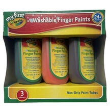 �L����Crayola��ͯ������ָ����ϰ�ȫ�o����ˮϴ����3ɫ(�G����)