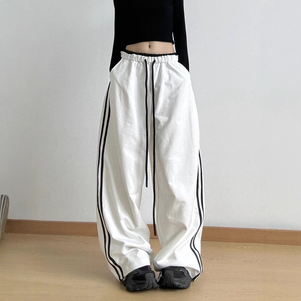 2025年欧美日韩新款百搭Kpop女孩流行工装裤爵士舞蹈裤批发