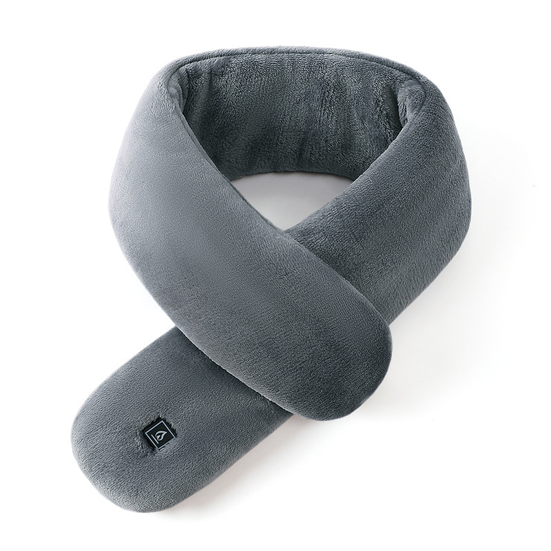 Bufanda de calentamiento inteligente Protector de cuello recargable USB Calentador de cuello Pareja Franela de invierno Caliente Compresa caliente Circunferencia de masaje