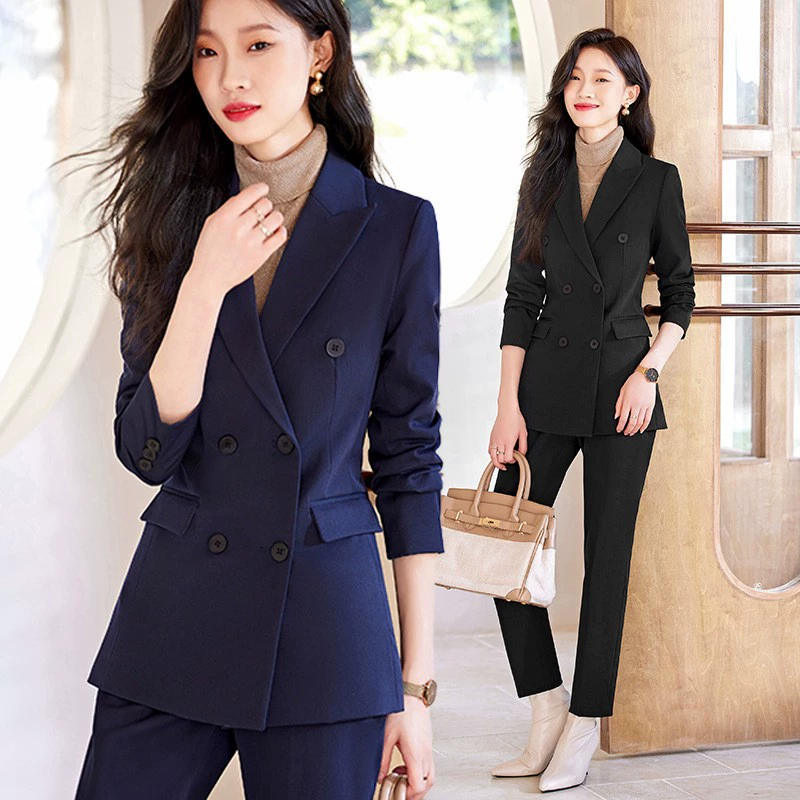 Серый пиджак женский весна и осень 2025 новый стиль на рабочем месте темперамент богиня фана профессиональный костюм костюм