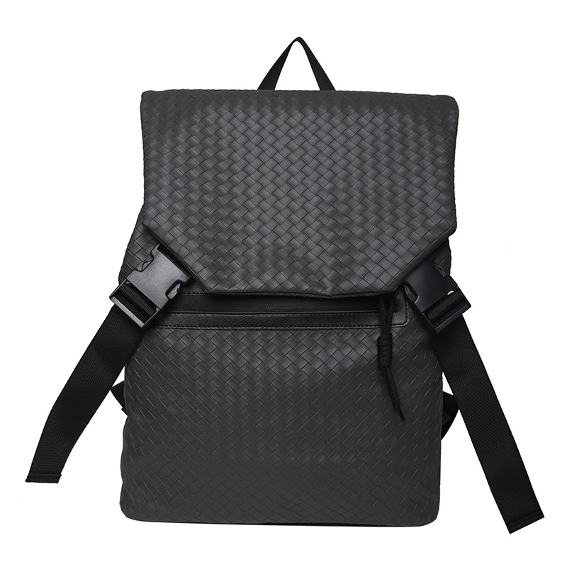 Mochila para hombres de alta capacidad de marca de moda, mochila de bicicleta de estilo, mochila de textura para estudiantes universitarios, mochila de computadora para viajes