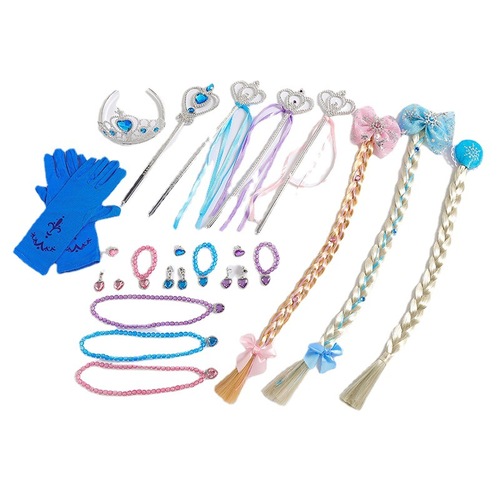 Factory Children's Frozen Crown Magic Wand Set Elsa Princess Girl Hairband Accessory Girls' Accessories