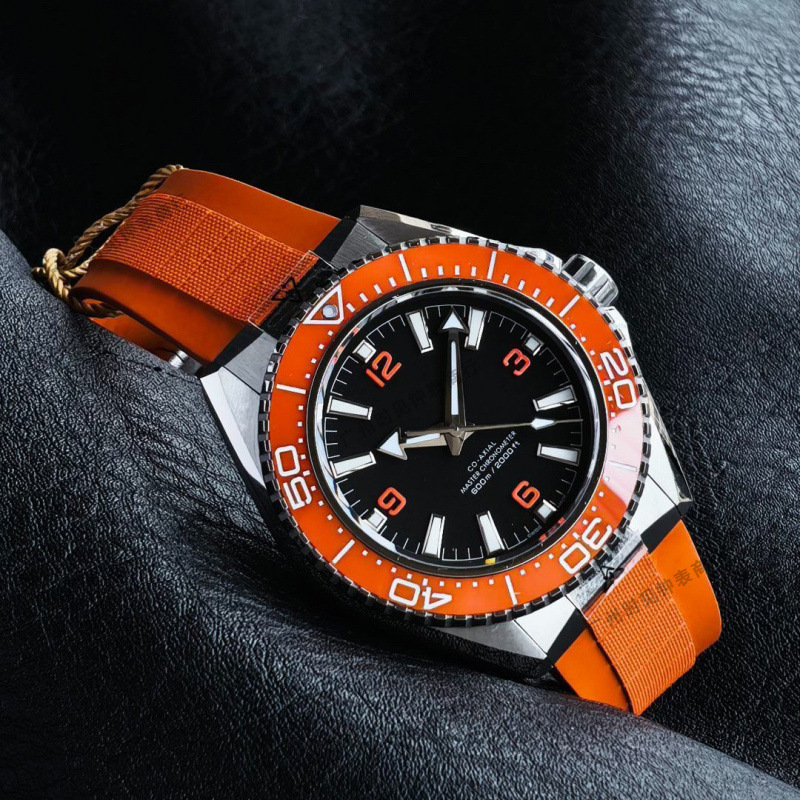 New European Automatic Mechanical Watch Seamaster 600 Orange Sea King Watch Ocean Universe Orange Bezel Men's Watch New European Automatic Mechanical Watch Seamaster 600 Orange Sea King Watch Ocean Universe Orange Bezel Men's Watch