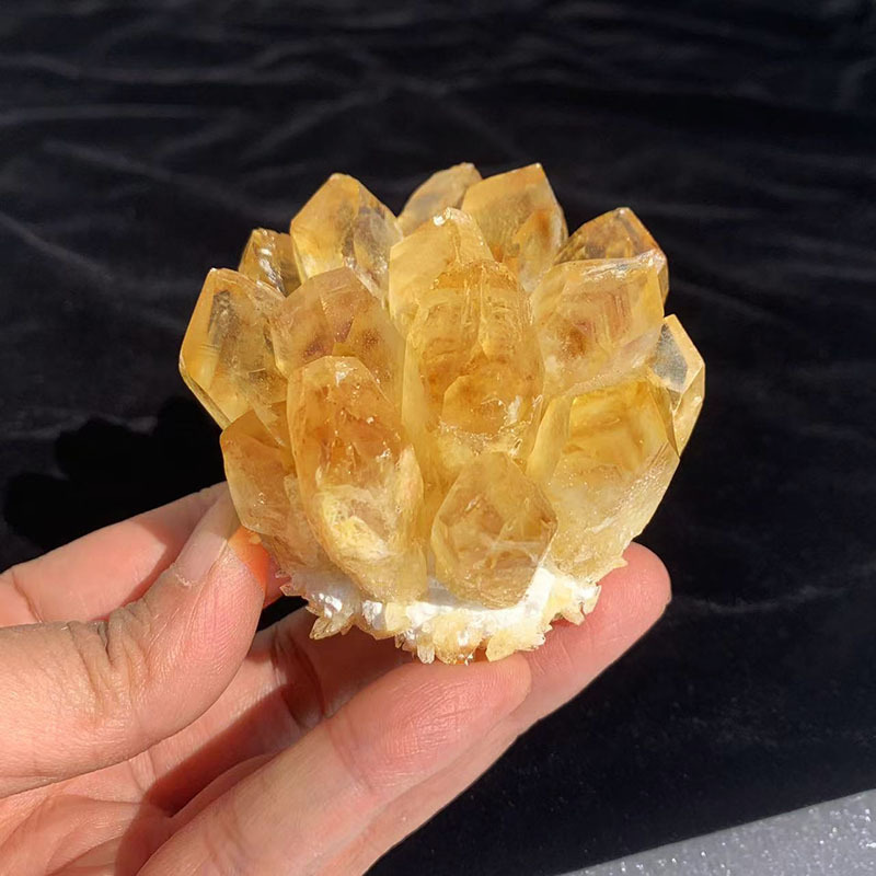 天然黄晶歯水晶クラスタ暴力黄水晶原石標本家庭消磁エネルギー石工芸品卸売り|undefined