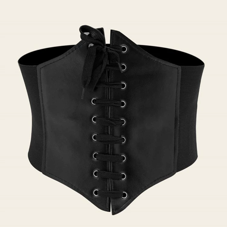 Brace, fashionable summer waist belt, summer clothing, European style, french style