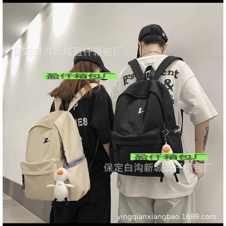 Backpack, fashionable school bag for elementary school students, capacious travel laptop for men and women for traveling, wholesale, simple and elegant design, for teenagers