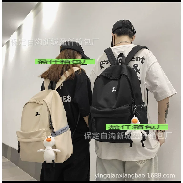 Backpack, fashionable school bag for elementary school students, capacious travel laptop for men and women for traveling, wholesale, simple and elegant design, for teenagers