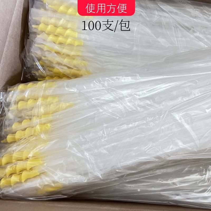 Cerdo cabeza espiral vas deferens cerdo biónico tubo espiral tipo de exportación opcional con tapón de cola