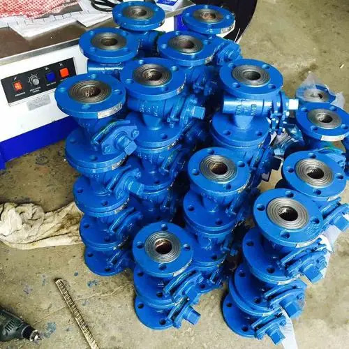 浙江温州X44T-1.0三通法兰式铸铁铜芯旋塞阀