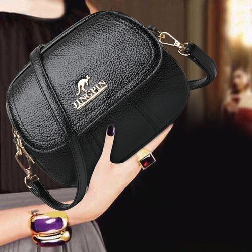 2025 Fashion Small Round Handbag, Stylish and Versatile Three-Layer Shoulder and Crossbody Bag for Women