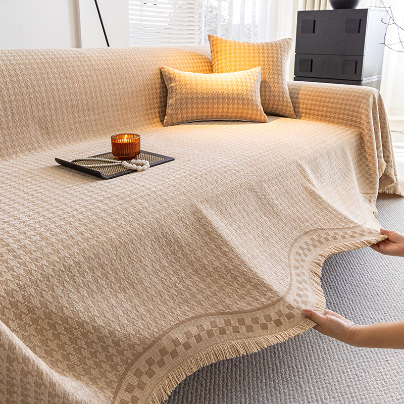 2026 Model Sofa Cover Cloth, Suitable for All Seasons, Dust-Proof and Scratch-Resistant by Cats, Full Coverage Sofa Blanket with a Sense of Atmosphere
