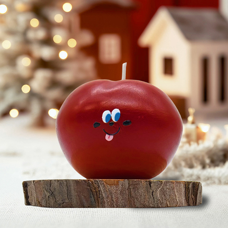 Vela aromática con forma de fruta para decoración del hogar_voghion.com