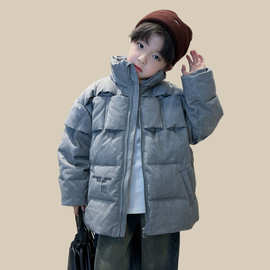 男童冬装羽绒服2025新款儿童加厚加绒中大童三防90白鸭绒冬款外套