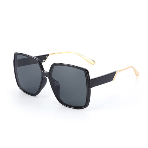 New trendy sunglasses for men, fashionable summer sun protection large frame glasses, Internet celebrity same style glasses, trendy sunglasses