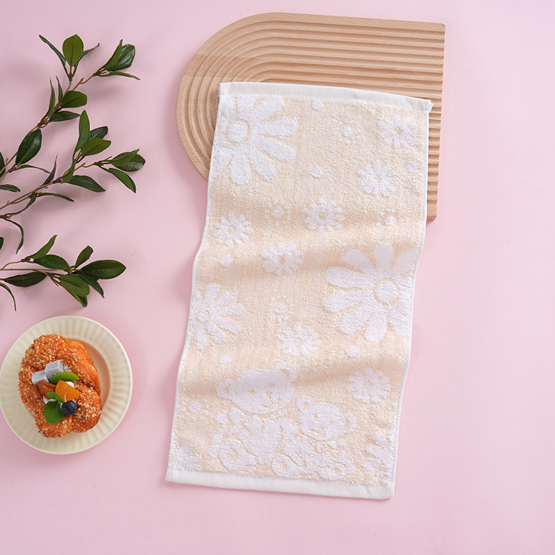 Serviette pour enfants en fibres de bambou et coton, petite serviette pour le visage, douce et non pelucheuse, vente en gros_voghion.com