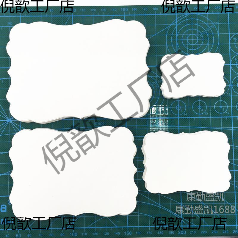 Lace Special-Shaped 315 White Cardboard Printed Piece Collage Hand-Painted Card Blank Scrapbooking Photo Album Greeting Card Handmade Material