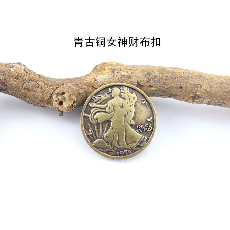 Caja DE LA BOLSA hebilla DIY bronce Indio Flying Eagle Tang Cao diosa riqueza hebilla de tela tornillo cinturón hebilla decorativa hebilla del bolso de cuero