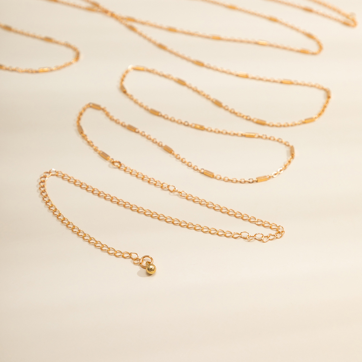 Fashion Solid Color Copper Plating Womenu0027S Body Chain