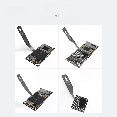 Bestun Tungsten Blade CPU Spudger Phone Repair Mainboard Chip Scraper Desoldering Tool Scratching Knife