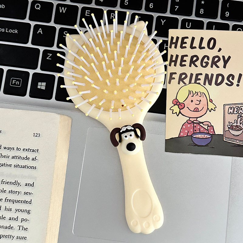 Cat Ear Mirror Comb-Yellow Flying Master Dog