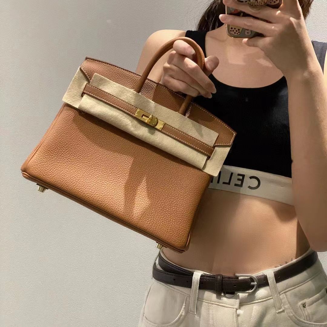 Hilo de cera hecho a mano costura interior bolsa de platino patrón de lychee Togo bolso de mujer de cuero de becerro de gran capacidad 25/30 bolso