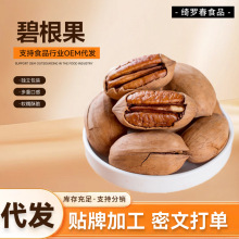 一件代发碧根果500g装散装干果仁炒休闲零食年货赠开口器家庭装