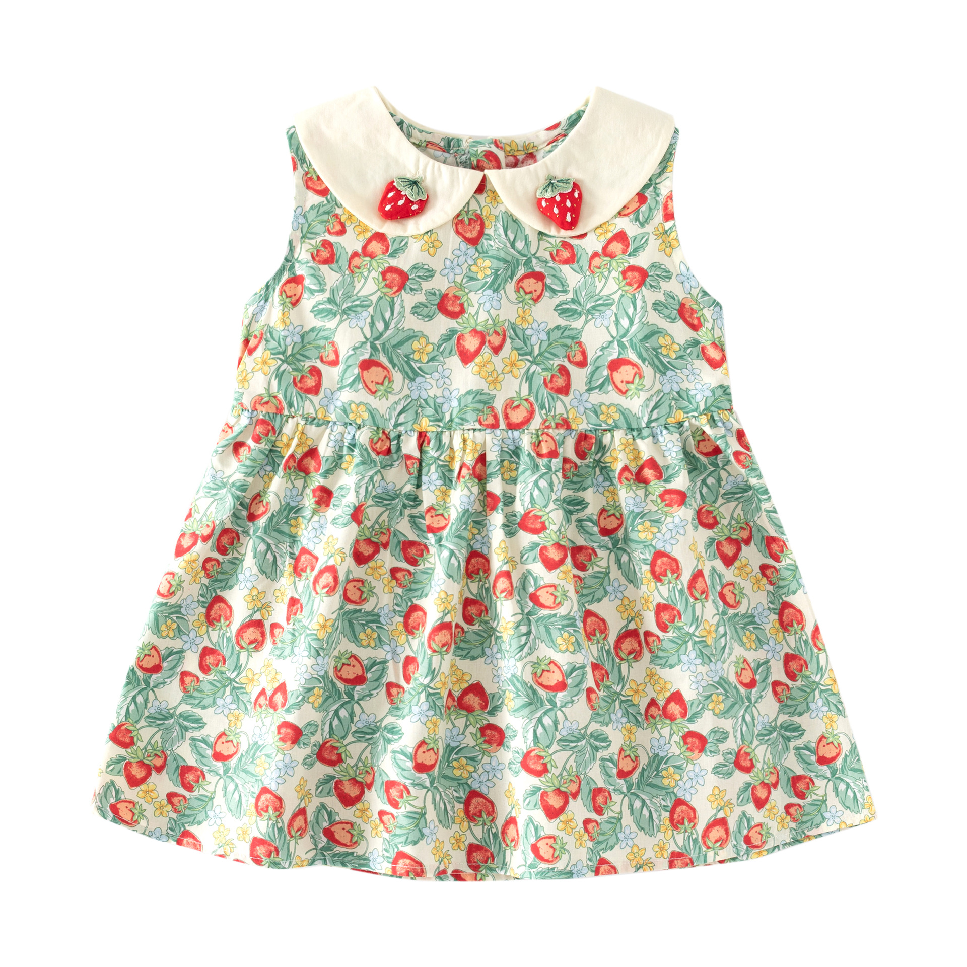 Girls Princess Dress Summer 2025 New Style Children's Dress Summer Children's Girl Baby Doll Collar dress