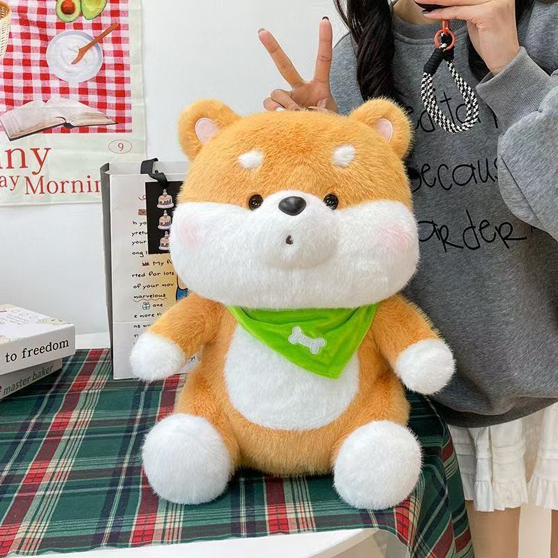 스카프 시바견 / 30- 40cm 왼쪽 및 오른쪽 단일 가격 색상 무작위
